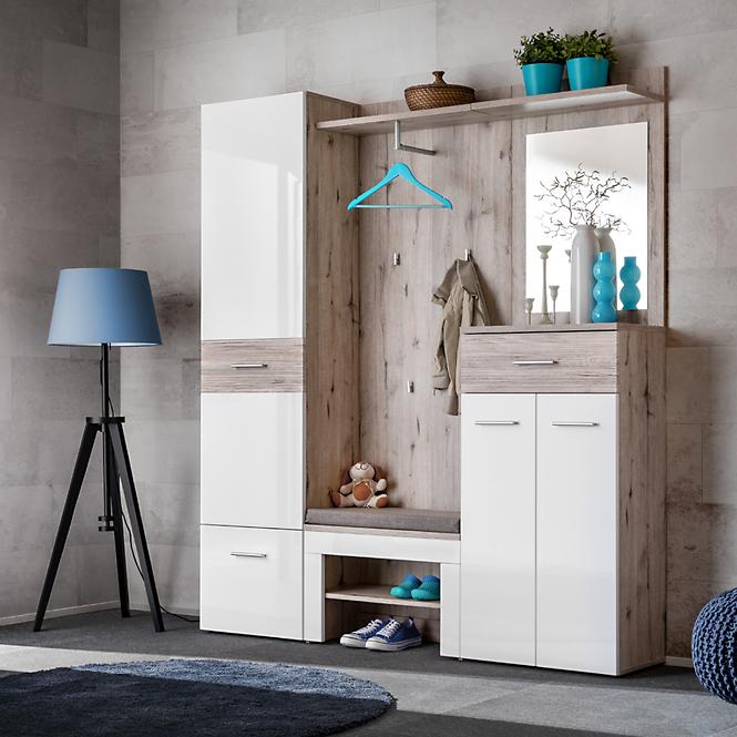 Tükör Gustavo TYPE tölgy wellington/fehér,4