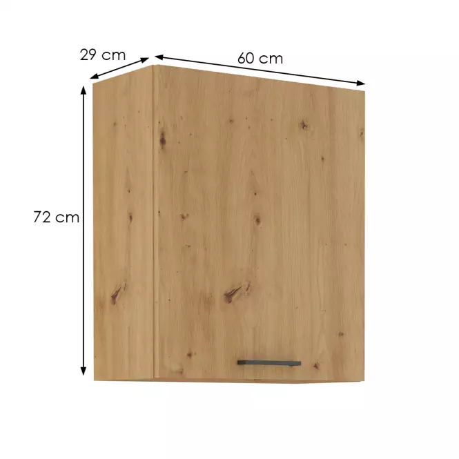Konyhaszekrény Modena  60g-72 1f artisan tölgy,2