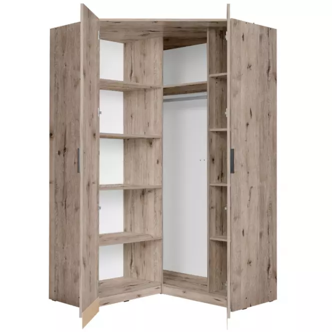 Sarokszekrény Snow 06 Wellington/Grafit,3