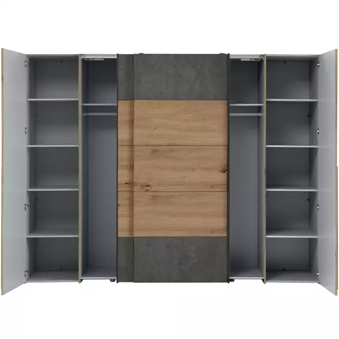 Szekrény Narago 3 270 NRGS82511-C752 tölgy Artisan/Beton,4