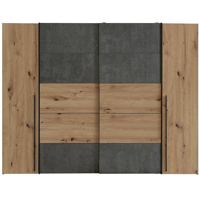 Szekrény Narago 4 270 NRGS82511-C752 tölgy Artisan/Beton