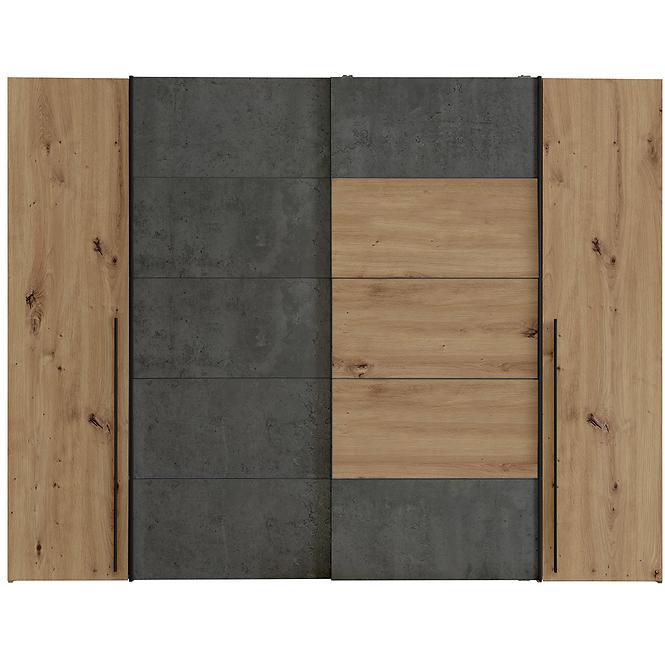 Szekrény Narago 5 270 NRGS82511-C752 tölgy Artisan/Beton