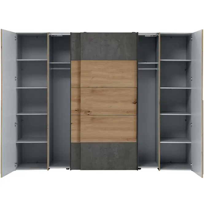 Szekrény Narago 5 270 NRGS82511-C752 tölgy Artisan/Beton,6