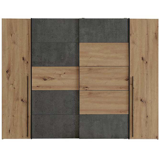 Szekrény Narago 5 270 NRGS82511-C752 tölgy Artisan/Beton