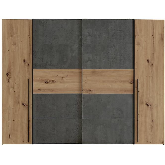 Szekrény Narago 5 270 NRGS82511-C752 tölgy Artisan/Beton