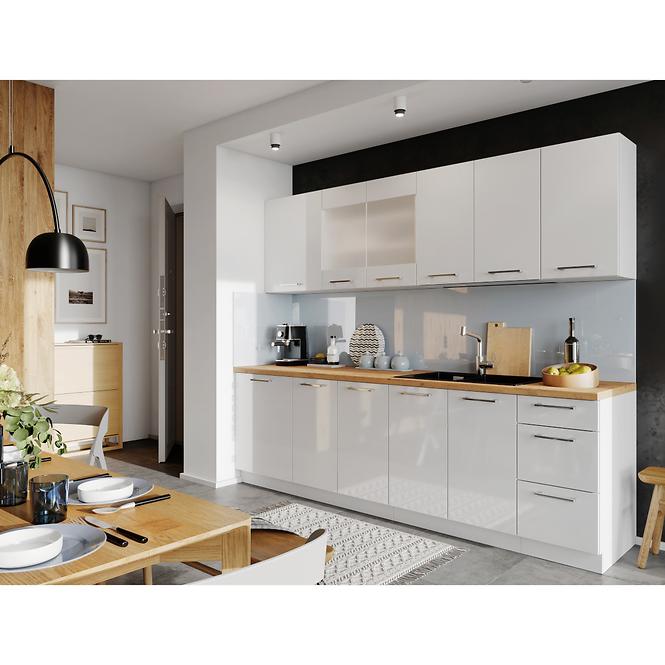 Konyhaszekrény Vita D60 Pk Mv 2133 PL fehér fényű