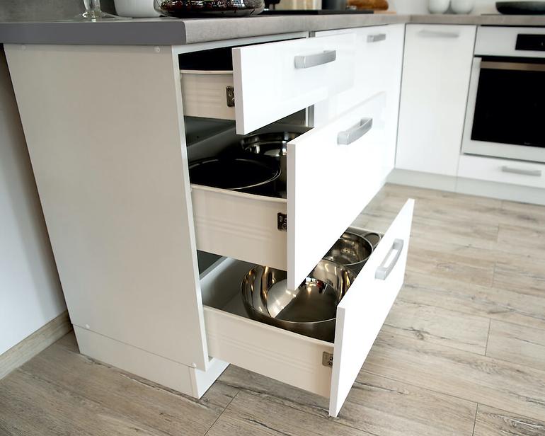 Konyhaszekrény Vita D60 Pk Mv 2133 PL fehér fényű