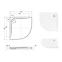 Zuhanytálca Ultraslim Axim 80x80x4.5+szifón,6