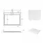 Zuhanytálca Ultraslim Axim 90x100x4.5+szifón,6