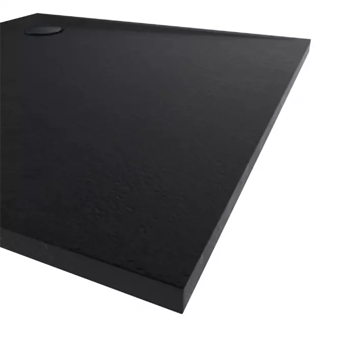 Zuhanytálca AQM12460CST 80X80X3 fekete