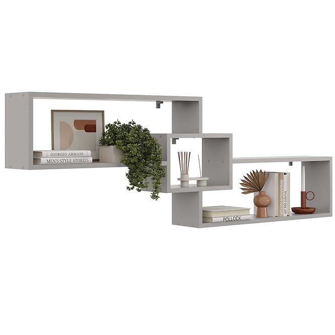 Falipolc NR 7 Platina szürke