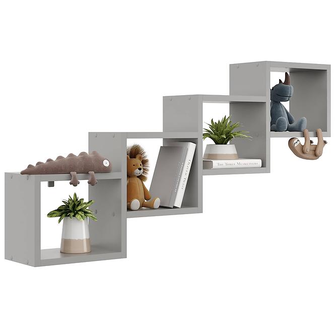 Falipolc NR 8 Platina szürke