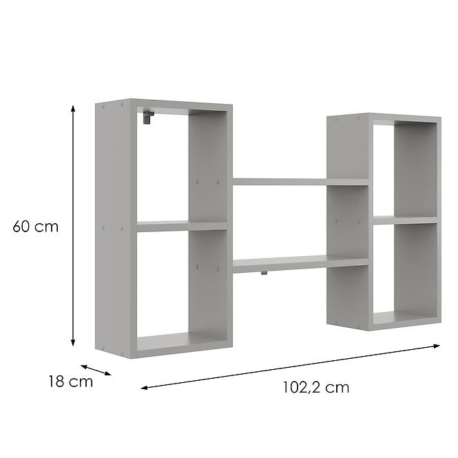 Falipolc NR 21 Platina szürke