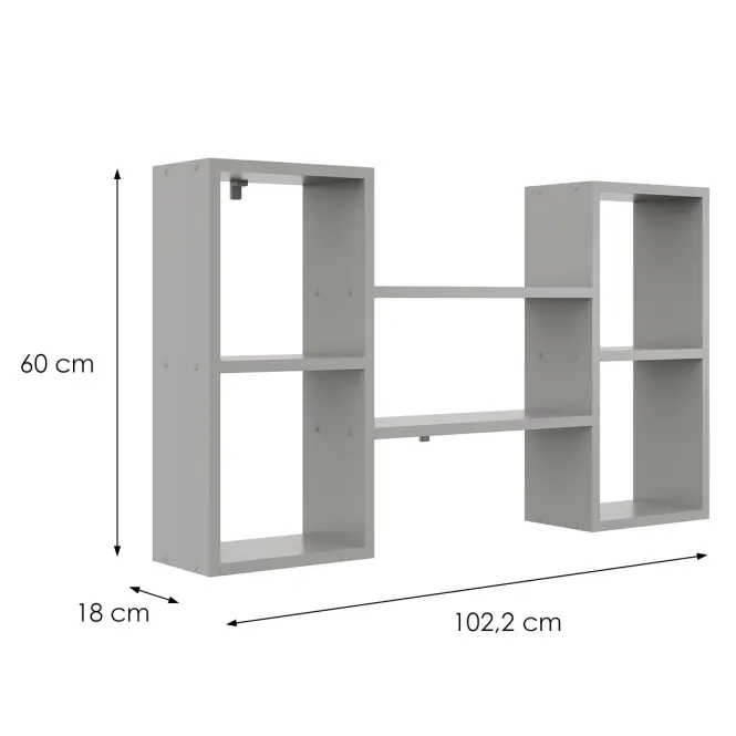 Falipolc NR 21 Platina szürke,2