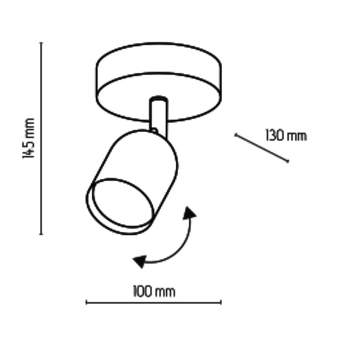 Lámpa Top graphit/ch 3300 K1