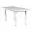 Asztal ST43 140X80+40 fehér