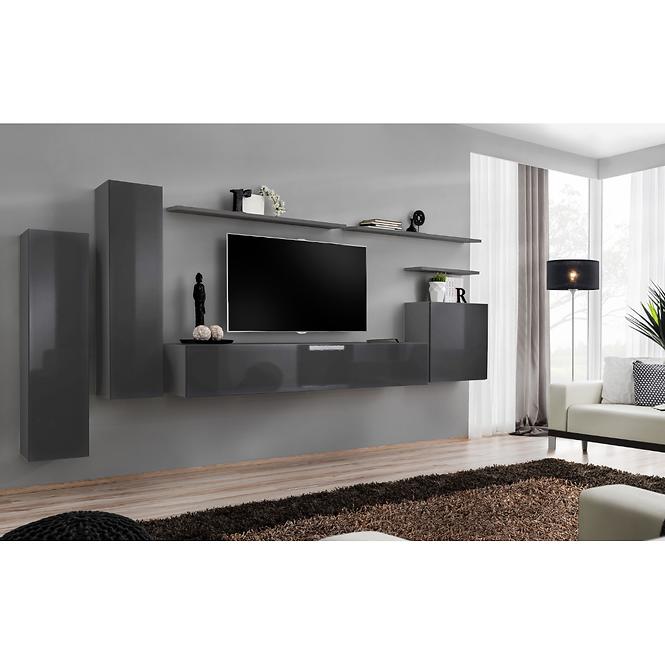 Fali szekrény RTV Switch SW1 Grafit,5