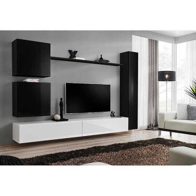 Fali szekrény RTV Switch SW2 fehér,6