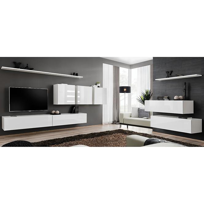 Fali szekrény RTV Switch SW2 fehér,7