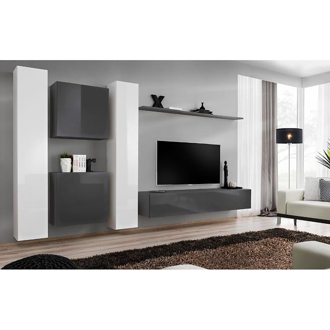 Fali szekrény RTV Switch SW2 Grafit,5
