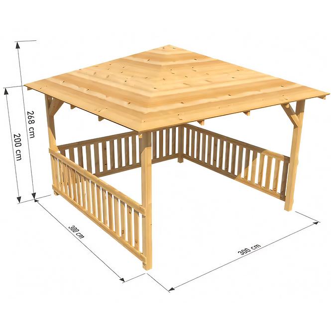 Pavilon 3x3x2,7 m