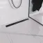Lineáris vízelvezetés  megfordítható Duplex fekete ABS+Inox 800,5