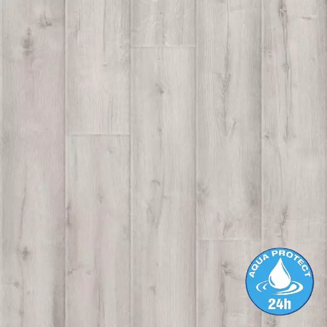 Laminált padló tölgy Historik Arctic 8mm AC5 Aqua Pro K4442