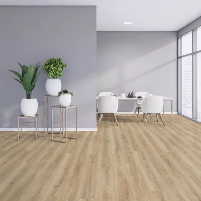 Laminált padló tölgy Cordoba Crema 8mm AC5 Aqua Pro K2241
