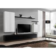 Nappali bútor Switch II fehér /fekete
