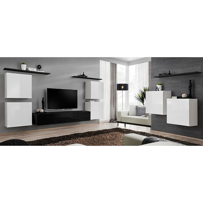 Nappali bútor Switch IV fehér /fekete