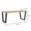 Asztal Cezar 185x67 – Artisan,5
