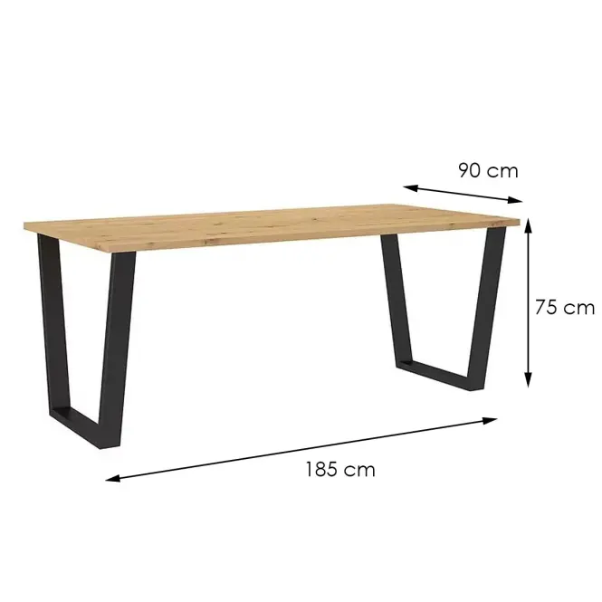Asztal Cezar 185x90 – Artisan,5