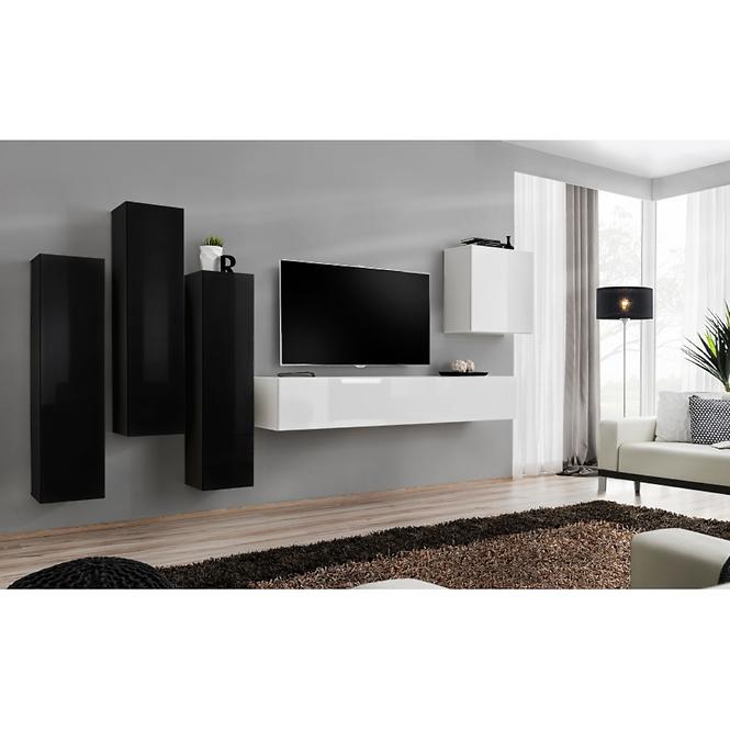 Fali szekrény Switch SW2 fekete,6