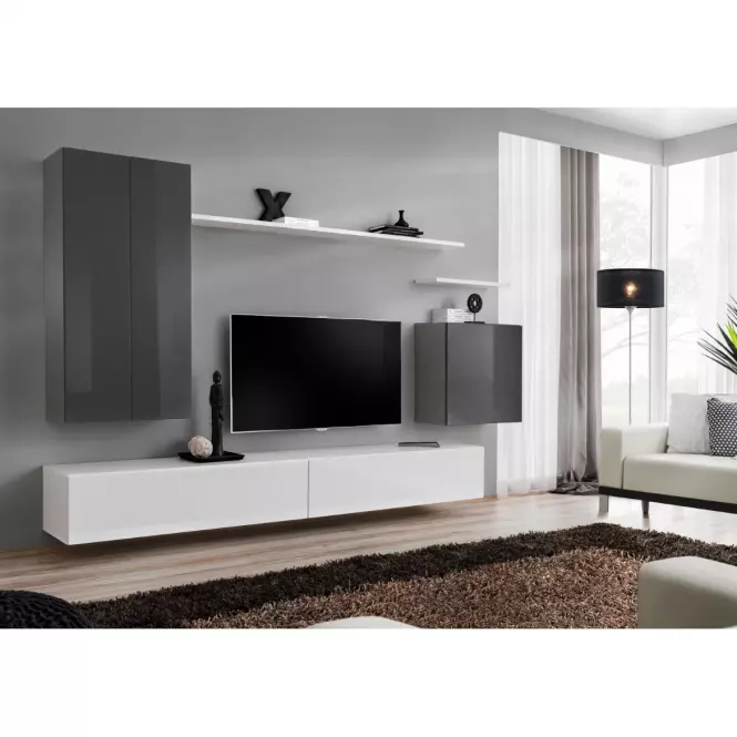Fali szekrény Switch SW3 Grafit,3