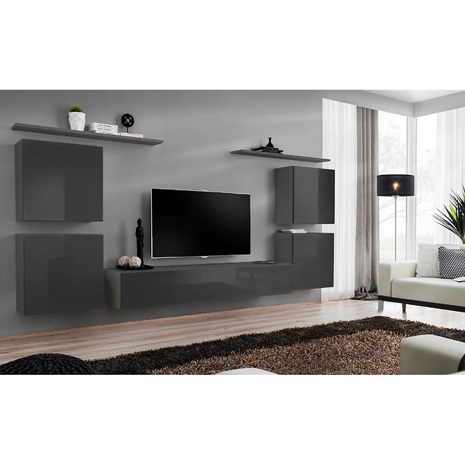 Fali szekrény Switch SW3 Grafit,5