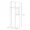 Vitrin Cross Biely/perla Elm,3