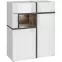 Vitrin Cross Biely/perla Elm