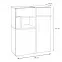 Vitrin Cross Biely/perla Elm,3