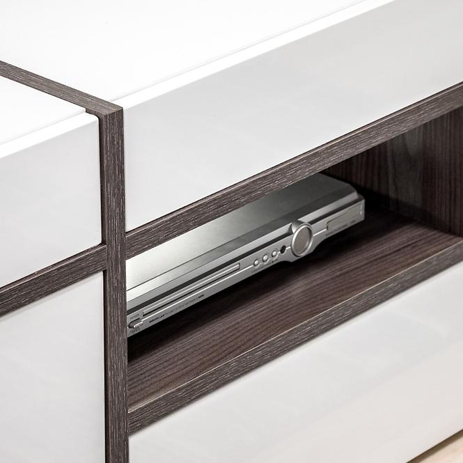 Vitrin Cross Biely/perla Elm