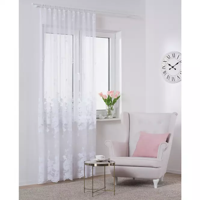 Jacquard függöny MAJA 200x250 fehér,2