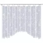 Jacquard függöny POSŁONEK 300x150 fehér