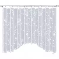 Jacquard függöny POSŁONEK 300x150 fehér