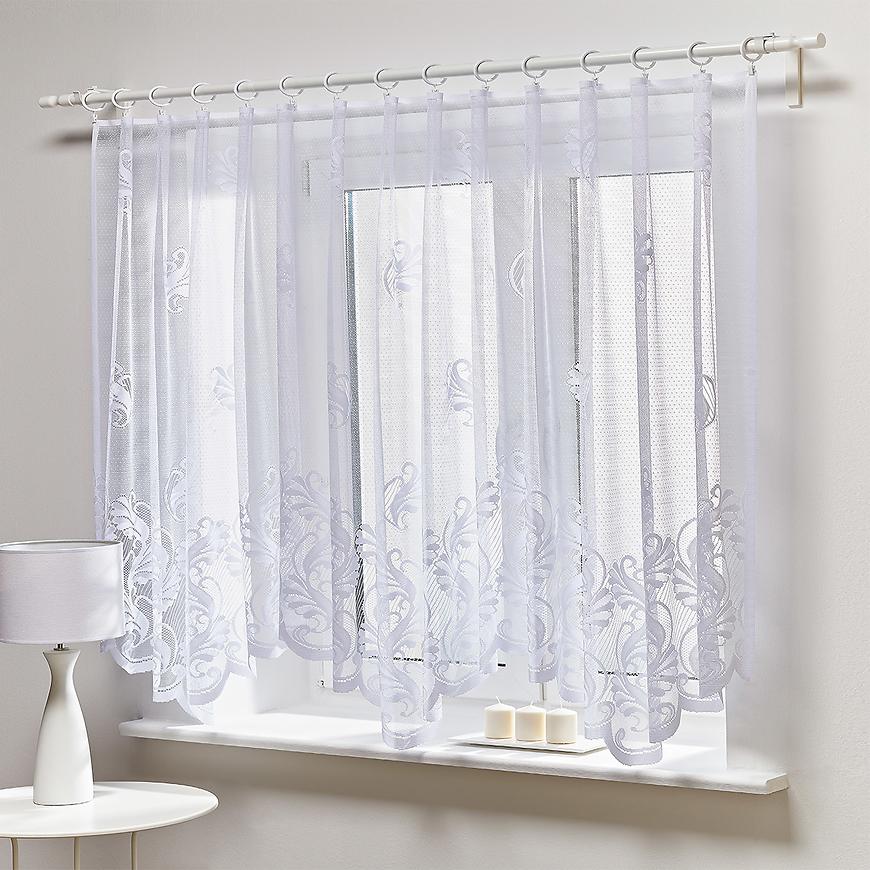 Jacquard függöny ZIUTA 300x150 fehér