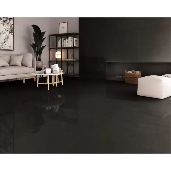 Csempe Gres Luxury Negro 59/119,2