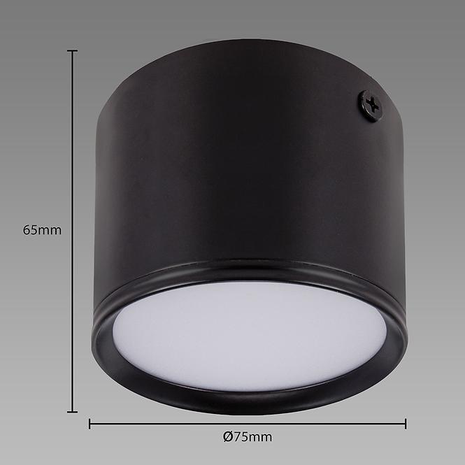 Mennyezeti lámpa rolen LED 3W BLACK 03779