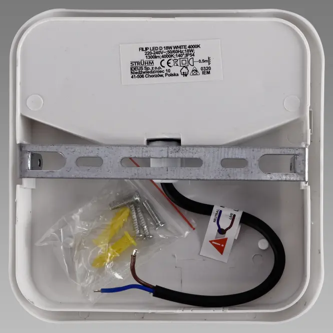 Mennyezeti lámpa Filip LED D 18W White 4000K 03820,6