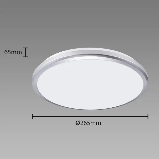 Mennyezeti lámpa Planar LED 18W Silver 4000K 03839 PL1