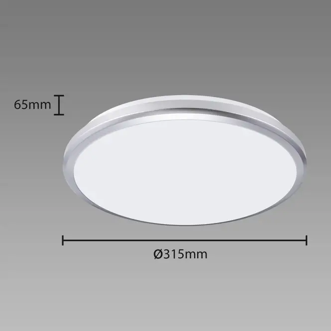 Mennyezeti lámpa Planar LED 24W Silver 4000K 03840 PL1,5