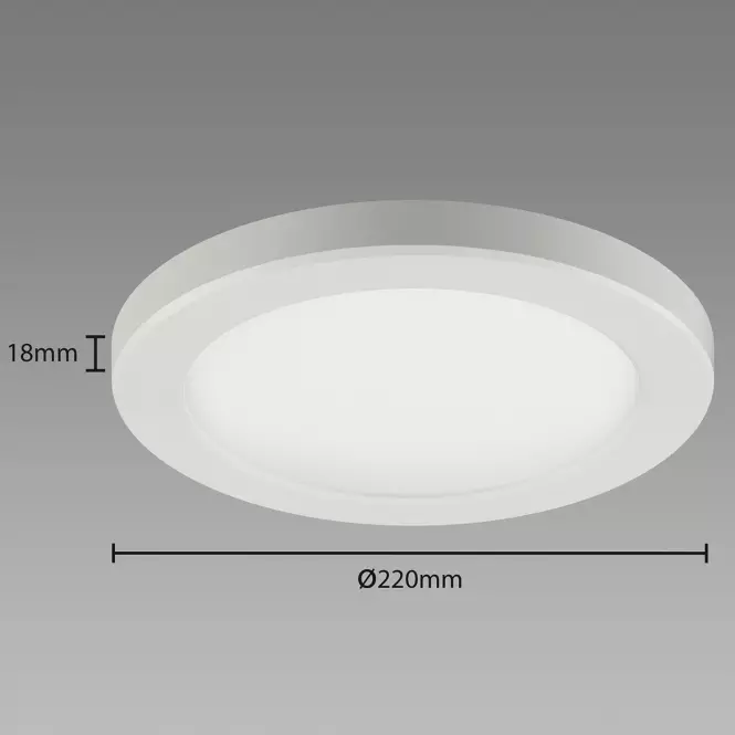 Mennyezet Olga LED C 18W White CCT 03768 PL1