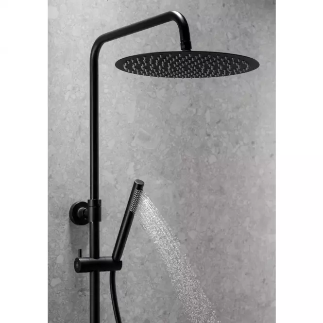 Esőzuhany termosztatikus zuhanykeverővel Moza Black Premium,5